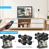 Laden Sie das Bild in den Galerie-Viewer, (Full HD 5MP Definition) Kabelgebundenes Sicherheitskamerasystem für den Außenbereich, Videoüberwachungskameras für den Heimbereich, CCTV-Kamera-Sicherheitssystem, Außenüberwachungsvideoausrüstung für den Innenbereich