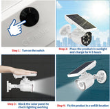 Load image into Gallery viewer, OOSSXX Wire Free Solar Motion Light Outdoor Motion Sensor Solar Powered Wireless Brightest Floodlights Spot Lighting Waterproof Spotlight Home Security LED Lights Activated Detector (2 Packs)