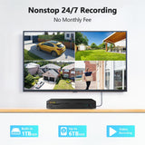 Load image into Gallery viewer, Full HD 5MP Definition Wired Security Camera System Outdoor Home Video Surveillance Cameras CCTV Camera Security System Outside Surveillance Video Equipment DVR Kits