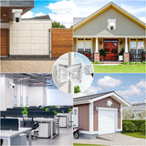 Laden Sie das Bild in den Galerie-Viewer, Universelle Anschlussdose für Bullet Dome Turret-Kameras und Solarpanel, CCTV-Basisbox zum Verbergen von Kabeln, Wand- und Deckenmontagehalterung, elektrisches Metallgehäuse