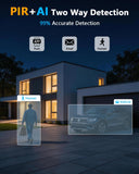 Load image into Gallery viewer, (100% Wire-Free Wireless Solar Cameras) 2-Way Audio 2-Antennas Enhance Battery Outdoor Wireless Security Camera System (Enjoy $10 Off Instantly)