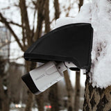 Load image into Gallery viewer, Universal Security Camera Sun Rain Cover Shield Cover Shield for Surveillance Cameras Protective Roof for Dome/Bullet Outdoor Camera (Black)