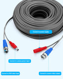 Laden Sie das Bild in den Galerie-Viewer, OOSSXX 4 x 60 Fuß Ethernet-Kabel PoE Videosicherheitsnetzwerkkabel Überwachung PoE-Sicherheitskamerasystem