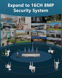 Load image into Gallery viewer, (4K Ultra HD) Outdoor Wireless Security Camera System Video Surveillance WiFi Cameras Systems