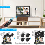 Load image into Gallery viewer, (Full HD 5MP Definition &amp; 122° Ultra Wide-Angle) Wired Security Camera System with Monitor Outdoor Home Surveillance Cameras CCTV Camera Security System Outside Video Equipment Indoor