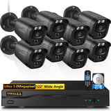 Load image into Gallery viewer, Full HD 5MP Definition Wired Security Camera System Outdoor Home Video Surveillance Cameras CCTV Camera Security System Outside Surveillance Video Equipment DVR Kits