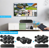 Load image into Gallery viewer, Full HD 5MP Definition Wired Security Camera System Outdoor Home Video Surveillance Cameras CCTV Camera Outside Surveillance Video Equipment Indoor DVR Recorder