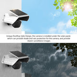 Laden Sie das Bild in den Galerie-Viewer, Universal-Sonnenschutz für Überwachungskameras, Regenschutz für Überwachungskameras, Schutzdach für Dome-/Bullet-Außenkameras