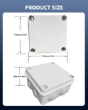 Load image into Gallery viewer, Universal Electrical Junction Box, IP65 Waterproof Dust Proof Project Boxes, ABS Plastic Electric Enclosure, Hide Cable for Outdoor Wall Mount