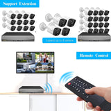 Load image into Gallery viewer, (4K/8.0 Megapixel &amp; 130° Ultra Wide-Angle) 2-Way Audio PoE Outdoor Home Security Camera System Wired Outdoor Video Surveillance IP Cameras System