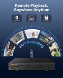 Load image into Gallery viewer, DVR 8-Channel Hybrid Capability 5-in-1 Digital Video Recorder 5.0MP HD Security DVR Recorder AHD/Analog/TVI/CVBS/IP Security Camera System Video Surveillance