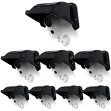 Load image into Gallery viewer, Universal Security Camera Sun Rain Cover Shield Cover Shield for Surveillance Cameras Protective Roof for Dome/Bullet Outdoor Camera (Black)