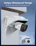 Load image into Gallery viewer, Universal Security Camera Sun Rain Cover Shield Cover Shield for Surveillance Camara Protective Roof for Dome/Bullet Outdoor Camera (White)