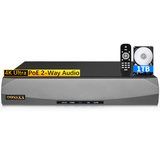 Load image into Gallery viewer, 8 Channel 4K/8.0 Megapixel 2-Way Audio AI Detected POE Network Recorder