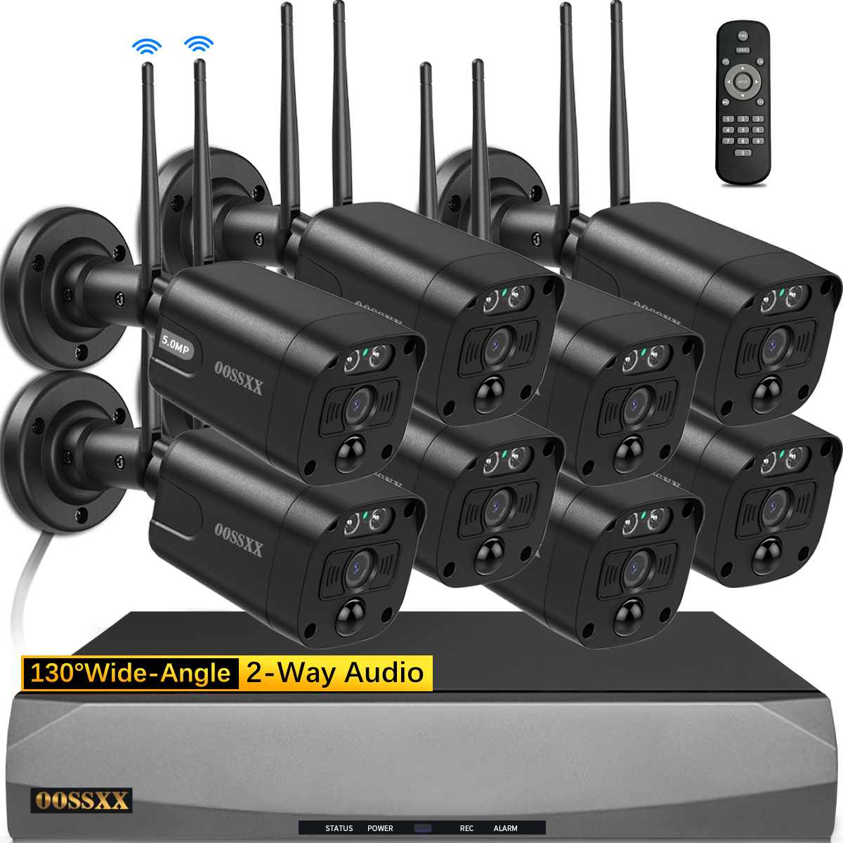 3K Wireless Camera Monitor NVR Kits – OOSSXX - Main Image