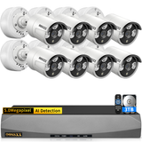 Cargar imagen en el visor de la galería, 5MP PoE Security Camera System with 8CH NVR &amp; 3TB HDD (ABS accessories)