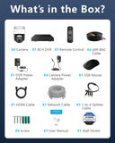 Load image into Gallery viewer, (4K PT Wide-Angle) Outdoor Wired Security Camera System Video Surveillance Cameras for Home Security Systems Camera DVR