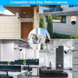 Load image into Gallery viewer, (ABS New) Security Camera Junction Box,Security Camera Bracket Outdoor,Plastic Waterproof Security Camera Mount Hide Cable Junction Box for Arlo Solar Panel Flip Cover Cable Cover (One)
