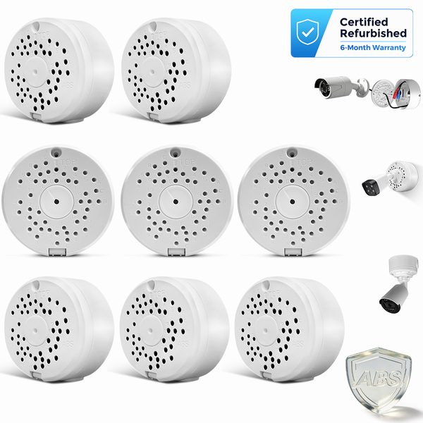 (ABS New) Security Camera Junction Box,Plastic Waterproof Security Camera Mount Hide Cable Junction Box-Refurbished