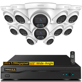 Load image into Gallery viewer, (5.0MP Definition Full HD) Wired Security Camera System Outdoor Dome Home Video Surveillance Cameras