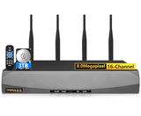 Laden Sie das Bild in den Galerie-Viewer, 5,0 Megapixel 10-Kanal Wireless NVR Netzwerk-Videorecorder, unterstützt bis zu 10 x 5MP Wireless IP-Kameras, max. 8 TB Festplatte