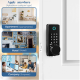Load image into Gallery viewer, Smart Lock Keyless Entry Fingerprint Home Door, Touchscreen Keypad with APP Control, Phone, Passcode Bluetooth Door Lock for Hotel Apartment