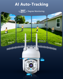 Cargar imagen en el visor de la galería, AI human auto tracking wireless security camera