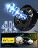 Cargar imagen en el visor de la galería, Sistema de cámaras de seguridad inalámbricas 4K 8MP de 4 cámaras: gran angular de 130°, WiFi de doble antena, detección PIR, audio bidireccional, kit NVR para exteriores con disco duro de 1TB