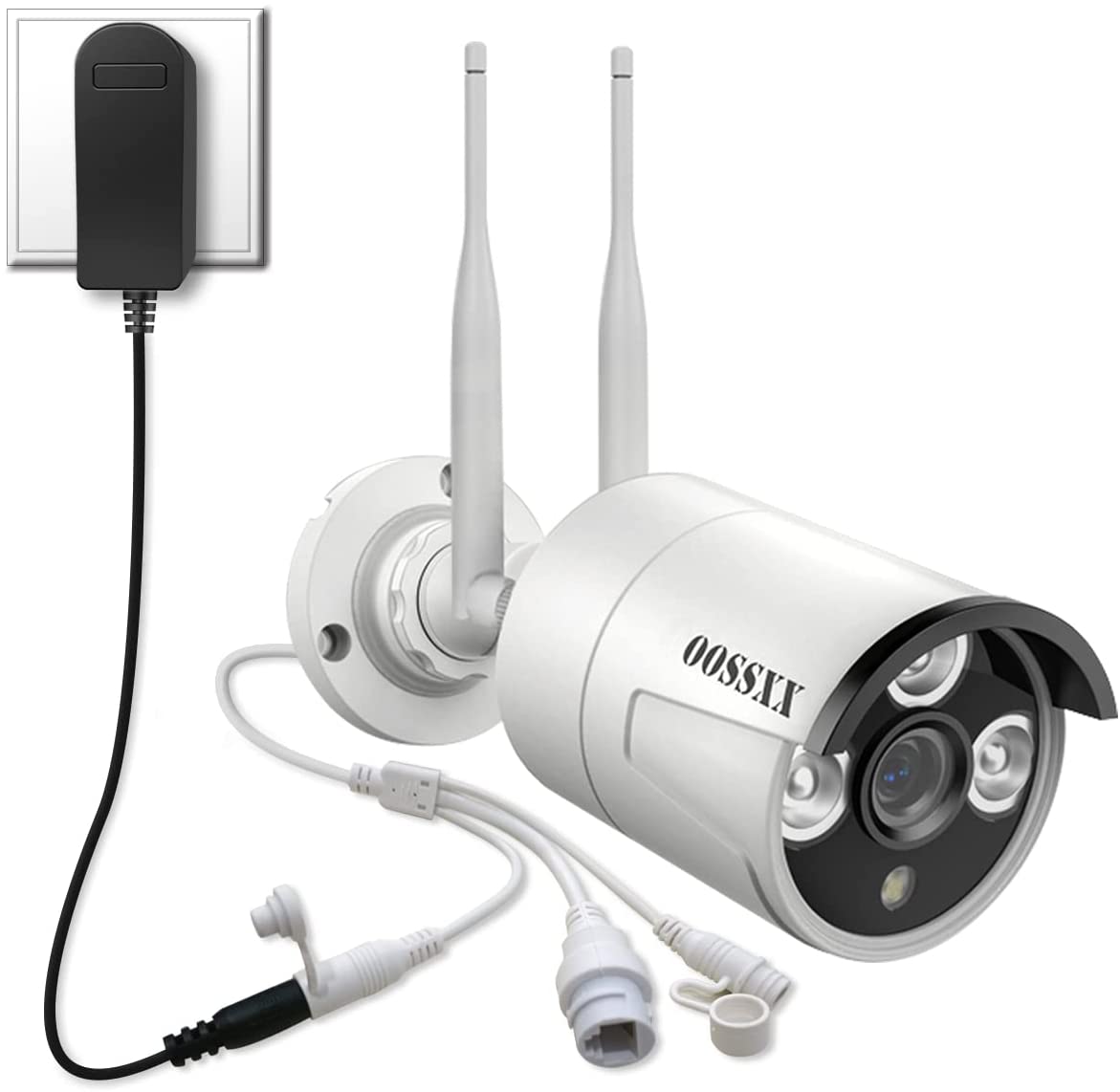 OOSSXX IP67 Waterproof WiFi Camera, Wireless Surveillance Camera