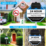 Load image into Gallery viewer, {2 Packs} Solar Power Deck LED Light Clip-On Yard Security Sign Spotlight {Large Capacity Battery, Max14 Hours Working}