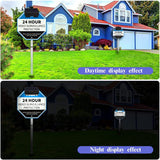 Laden Sie das Bild in den Galerie-Viewer, Solar Power Deck LED Light Clip-On Yard Security Sign Spotlight {Large Capacity Battery, Max14 Hours Working}