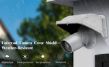 Load image into Gallery viewer, 4 Packs Universal Security Camera Sun Rain Cover Shield,  Protective Roof for Dome/Bullet Outdoor Camera