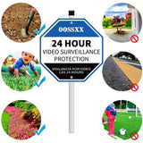 Laden Sie das Bild in den Galerie-Viewer, [2 Pack] OOSSXX Weather Resistant UV Protected Waterproof Yard Lawn Signs with Aluminum Stake Outdoor Use