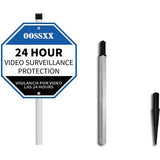 Load image into Gallery viewer, [2 Pack] OOSSXX Weather Resistant UV Protected Waterproof Yard Lawn Signs with Aluminum Stake Outdoor Use