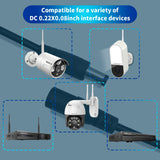 Laden Sie das Bild in den Galerie-Viewer, 2 Pack Power Extension Cable 33ft,DC 12V Plug Power Adapter Extension Cable for CCTV Security Camera,IP Camera,NVR…